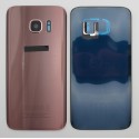 Tapa trasera Samsung S7 G930 ROSA/DORADO CON LENTE back cover 