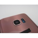 Tapa trasera Samsung S7 G930 ROSA/DORADO CON LENTE back cover 