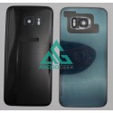 Tapa trasera Samsung S7 EDGE G935 NEGRA CON LENTE back cover 