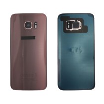 Tapa trasera Samsung S7 EDGE G935 ORO/ROSA CON LENTE back cover 
