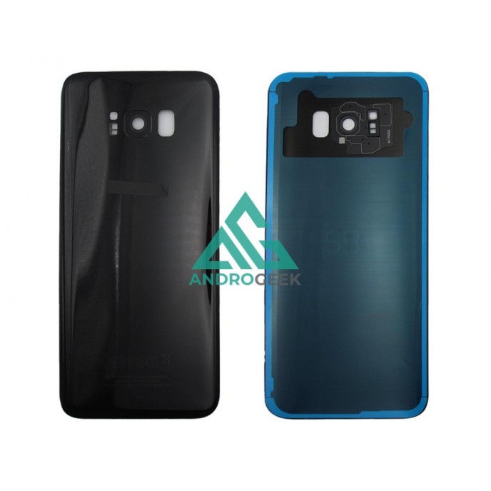 Tapa trasera Samsung S8 PLUS G955 NEGRA CON LENTE back cover 