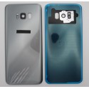 Tapa trasera Samsung S8 PLUS G955 PLATEADA CON LENTE back cover 