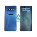 Tapa trasera Samsung S10 G973F AZUL CON LENTE back cover tapa cubre batería