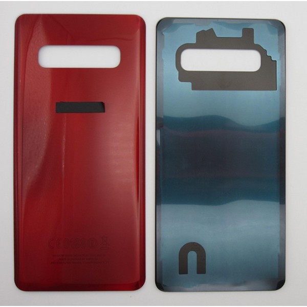 Tapa trasera Samsung S10 PLUS G975 ROJA back cover tapa cubre batería