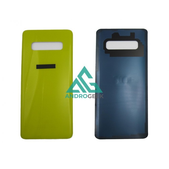 Tapa trasera Samsung S10 PLUS G975 AMARILLA back cover tapa cubre batería