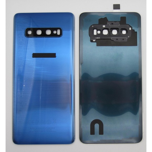 Tapa trasera Samsung S10 PLUS G975 AZUL CON LENTE back cover tapa cubre batería