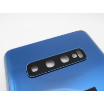 Tapa trasera Samsung S10 PLUS G975 AZUL CON LENTE back cover tapa cubre batería