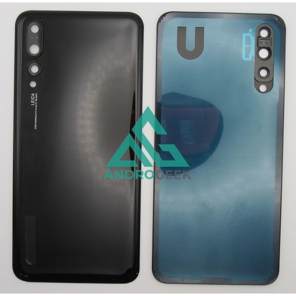 Tapa batería Huawei P20 Pro NEGRA CON LENTE back cover