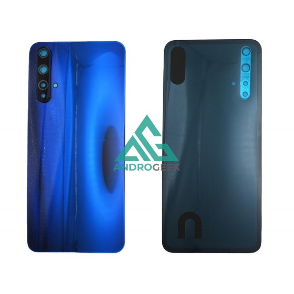 Tapa trasera Huawei Nova 5T Honor 20 AZUL CON LENTE SIN LOGO back cover 