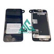 Pantalla iPhone 8 FULL SET NEGRA con componentes (incluye boton home + Altavoz + Cámara frontal)  (LCD + táctil) 