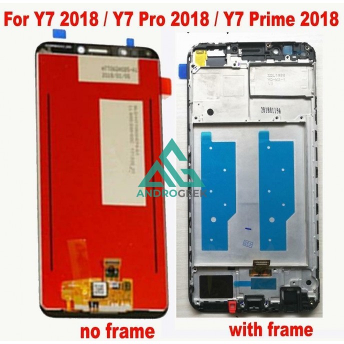 Pantalla Huawei Y7 2018 LCD + táctil + MARCO (opcional)